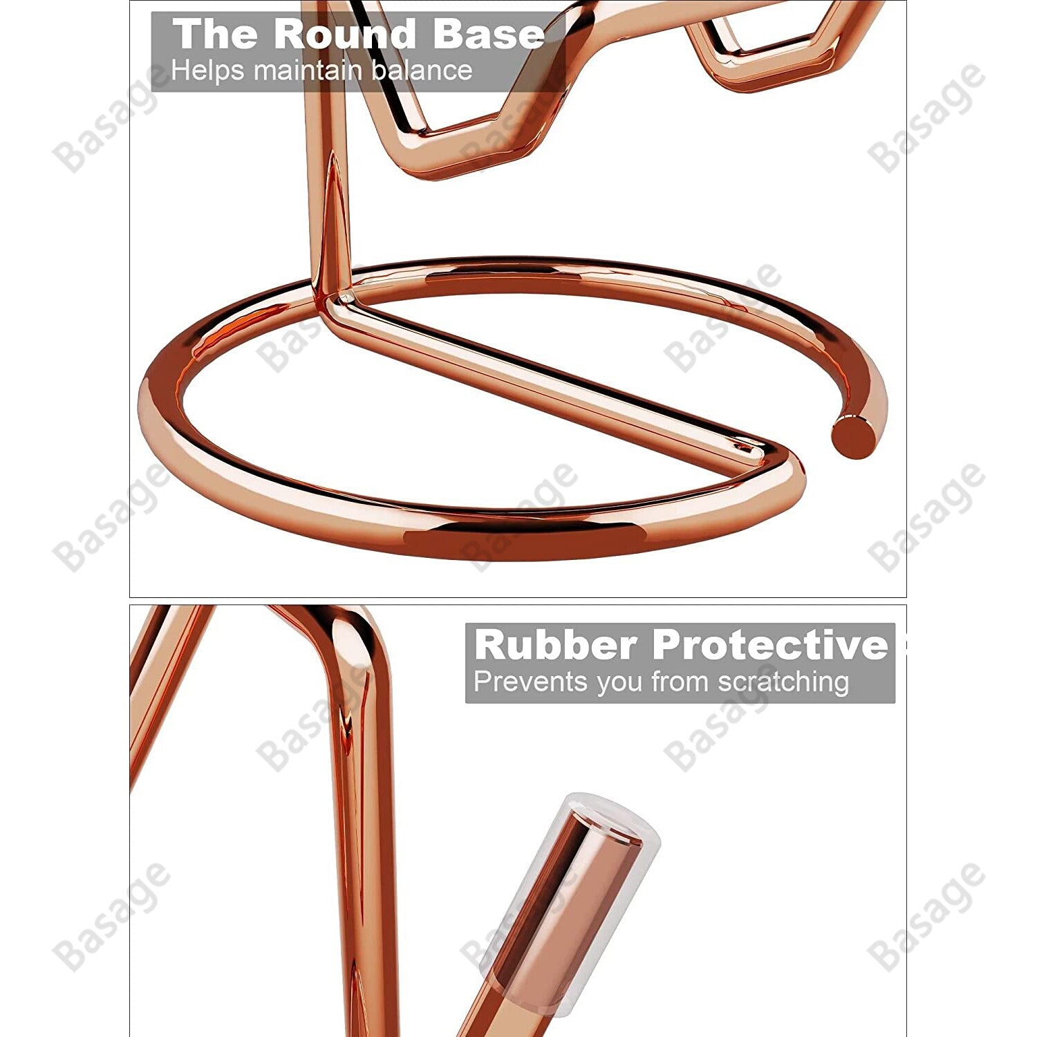 Cell Phone Stand for Desk, Business Card Holder,Cute Metal Cell Phone Stand, Metal Wire Cellphone Cradle Dock for Phone Tablet