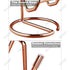 Cell Phone Stand for Desk, Business Card Holder,Cute Metal Cell Phone Stand, Metal Wire Cellphone Cradle Dock for Phone Tablet