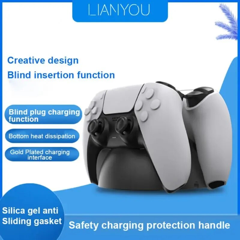 NEW2023 Charging Stand For PS5 Game Controller Charger Dual Charging Station for playstation 5 Joystick Chargers Accessories