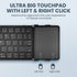 Bluetooth Keyboard with Touchpad Foldable Wireless Keyboard Tri-Folded Ultra Slim Support 3 Device Rechargeable Folding keyboard