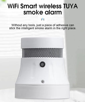 Wifi Zigbee Smart Smoke Detector Smoke Sensor Wireless Smart Fire Protection Home Security Alarm Notification Via Tuya Smartlife