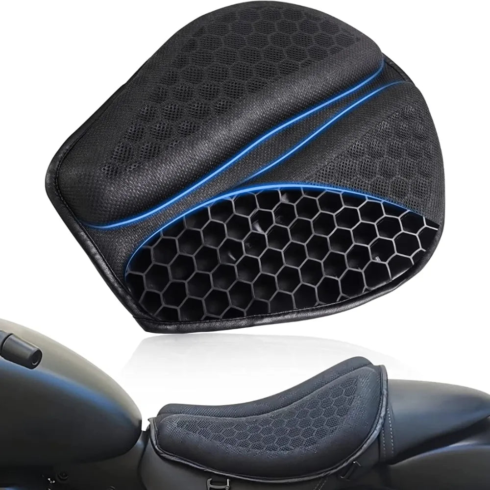 Foldable Motorcycle Gel Seat Cushion 3D Honeycomb Structure Shock  Breathable Motorcycle Gel Seat Pad Gel Cushion For Seat