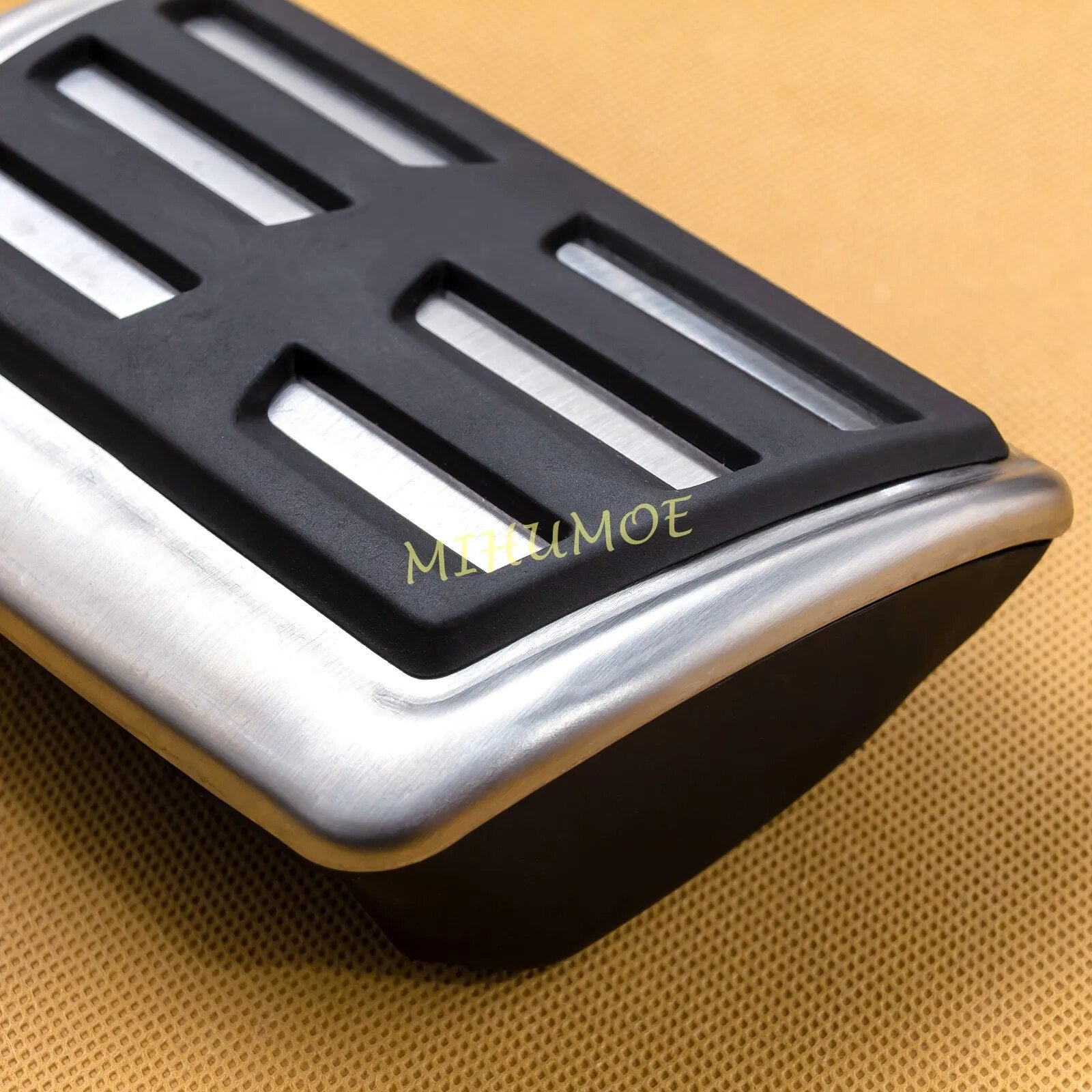 LHD Non-Slip Stainless Steel Foot Brake Gas Pedal Pad Cover For Audi Q7 VW Touareg Porsche Cayenne