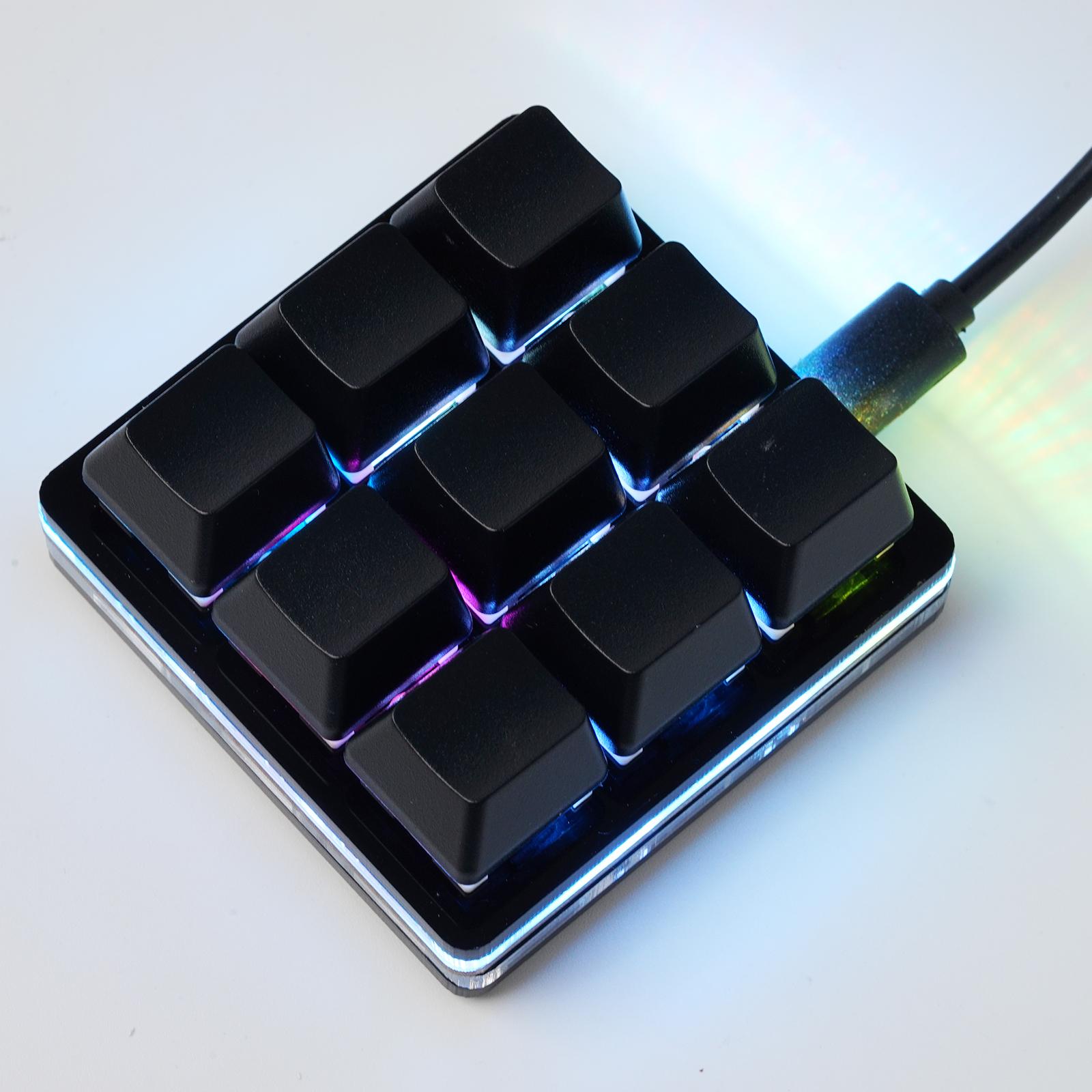 Mini Black 24 Key Mechanical Keyboard 2/5/9/16 Key Gaming Keyboard Sayo Device Shortcut Programmable Keypad Keys Custom Macro