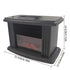 Mini Electric Fireplace Stove Heater Portable Tabletop Indoor Space Heater 1000W Decorative Electric  Heaters Tabletop Fireplace