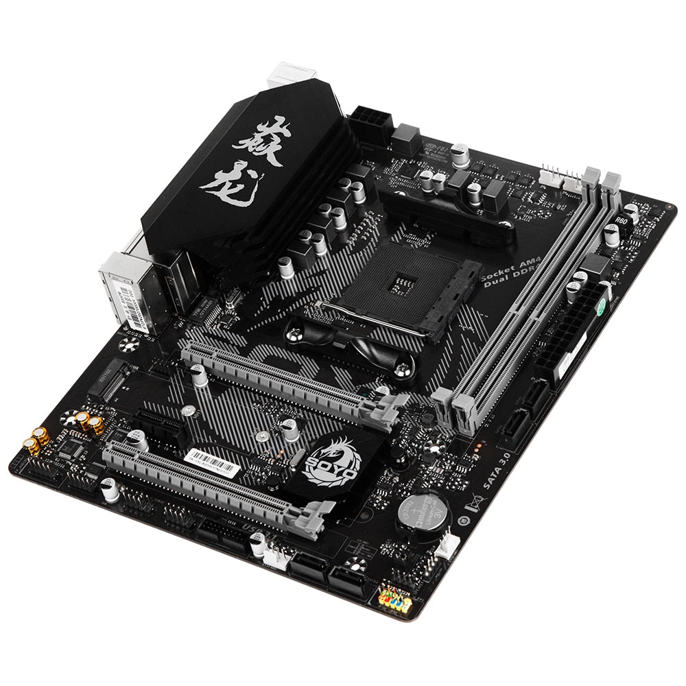 SOYO Monarch Dragon AMD B550M Gaming Motherboard USB3.1 M.2 Nvme Sata3 Supports R5 3600 CPU (AM4 socket and R5 5600G 5600X CPU)