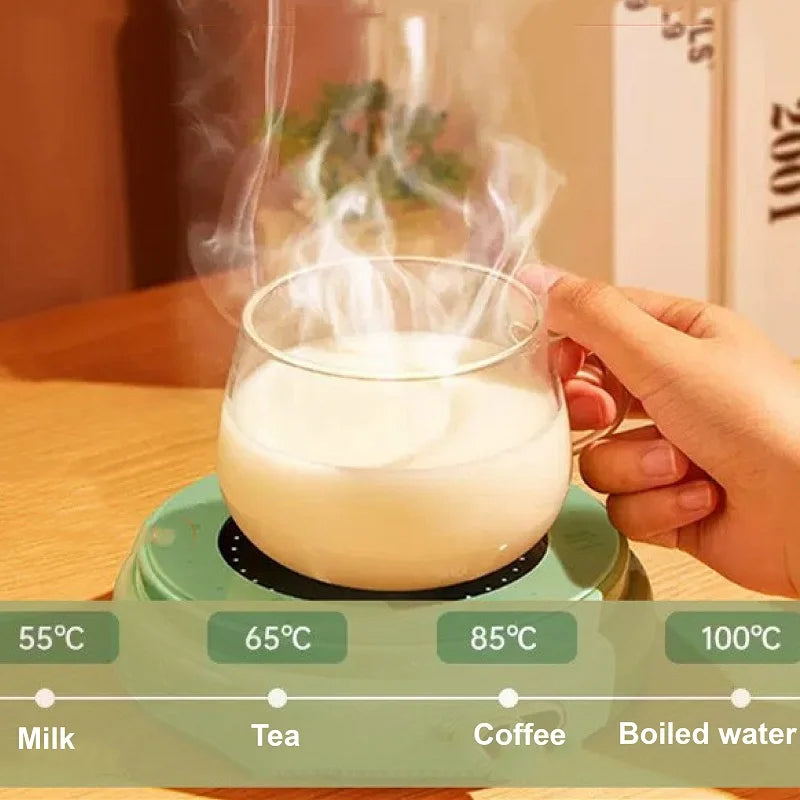 100°C Cup Heater Mug Warmer Hot Tea Makers Electric Hot Plate Warmer Coaster Portable 15 Gear Heating Pad For Coffee Milk Tea