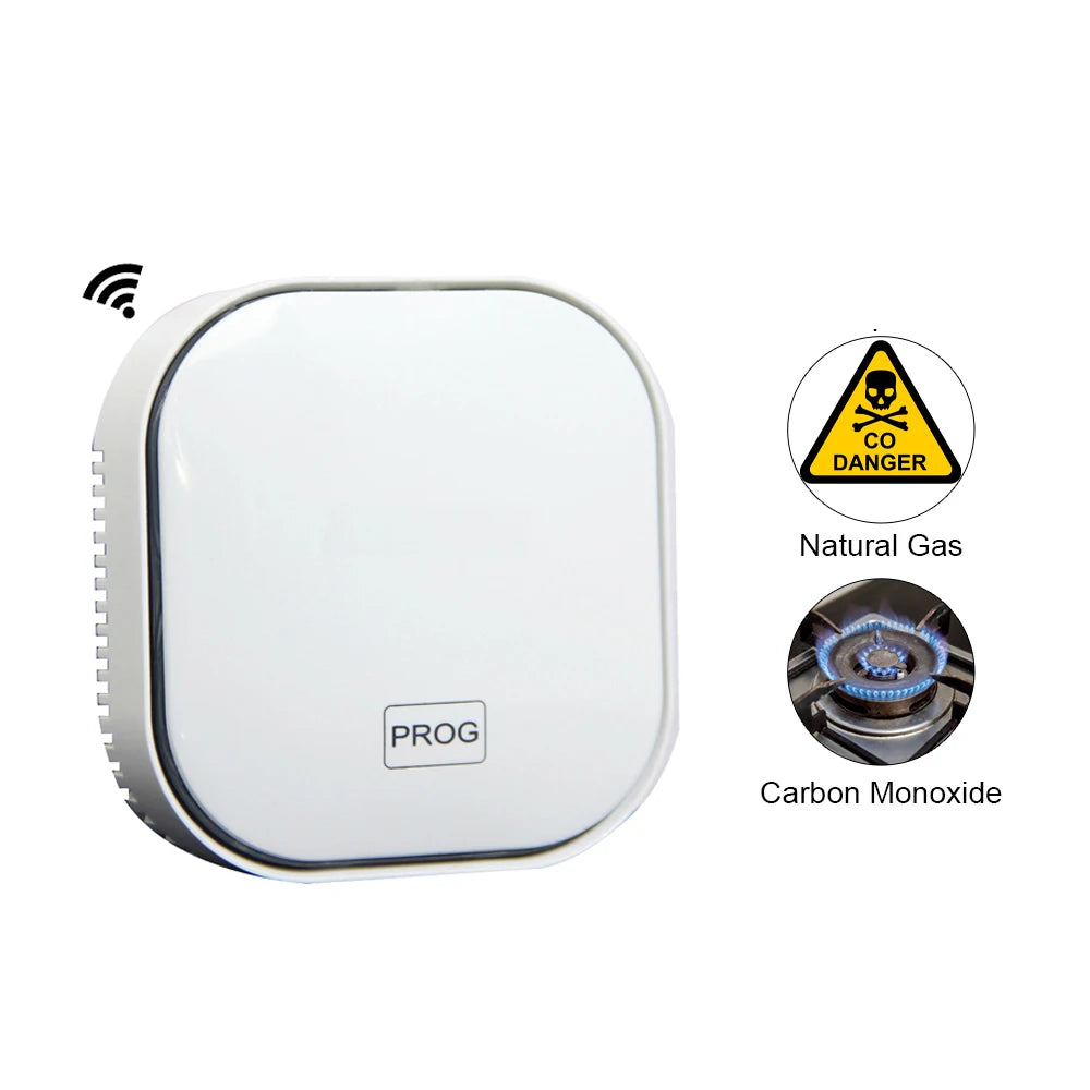 Tuya Smart Life GAS CO Leak Alarm Carbon Monoxide Detector WIFI CH4 Methane Combustible Leakage Coal