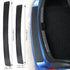 Universal Trunk Rear Guard Plate Sticker Car Rear Bumper Trim Anti-Kicked Scratch Protection Sticker Strip 3D Carbon Fiber Film