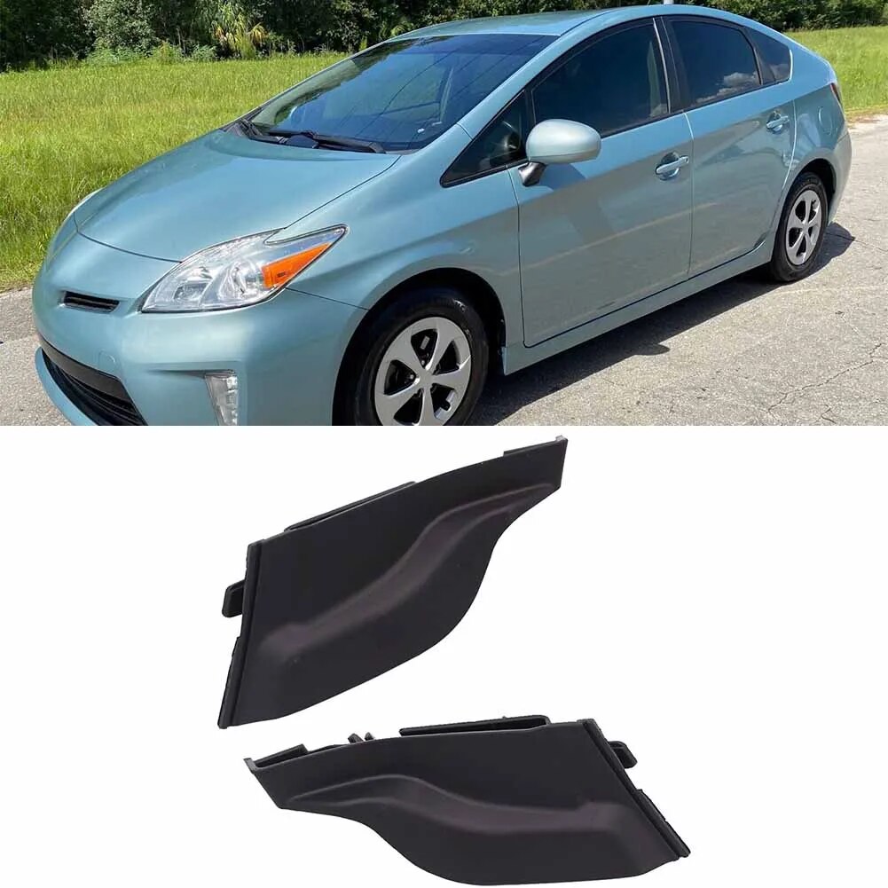 2pcs Cowl Side Vent Cover L & R Side For Toyota Prius 2010-2015 Black ABS 5508347020 5508447020 Car Accessories