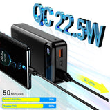 Power Bank 20000mAh Portable Charger External Battery QC PD 3.0 Fast Charging Powerbank 20000 mAh For iPhone 13 Xiaomi Samsung