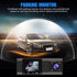 3 Camera Dash Cam 1080P Front and Inside with GPS Vehicle Black Box  Driver Recorder for Taxi CAR DVR  720P Rear Camera