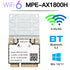 Dual Band WiFi 6 AX3000H Card MPE-7260AC For Mini Pcie Adapter Bluetooth 5.2 Wireless Adapter 2.4G/5Ghz For Laptop/PC Like AX210