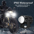 Dual Color Motorcycle LED HeadLight Work Spot Lamp Offroad Car Boat Truck SUV Driving Fog Lamp Headlamp White Yellow 12V 24V