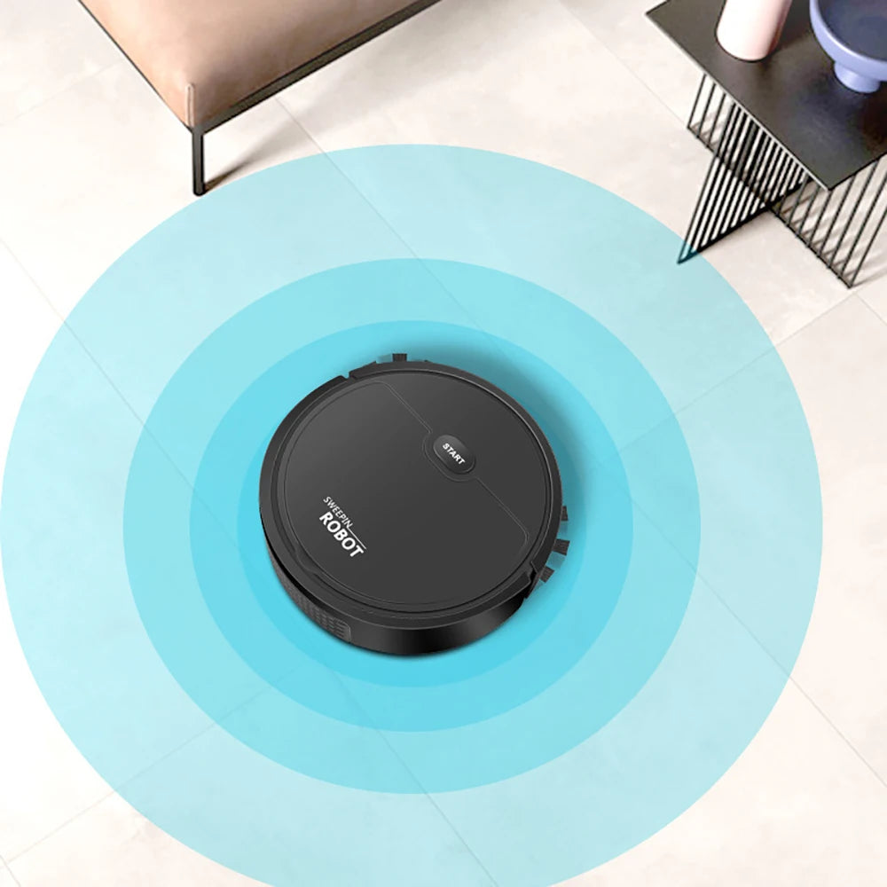 3 IN 1 Robot Vacuum Cleaner Sweep and Wet Mopping Floors&Carpet Run Wireless Floor Machine USB Reharge Sweeping Robot Tool Dust