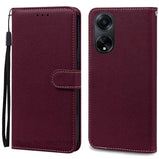 For OPPO A98 5G A 98 Case Silicone Soft Tpu Leather Wallet Coque for OPPO A98 2023 CPH2529 OPPOA98 Flip Case Fundas Cover