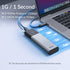 iDsonix SSD Case M.2 NVMe SATA Enclosure Dual Protocol Case NVME PCIE NGFF SATA External Hard Drive Box Support UASP for Laptop
