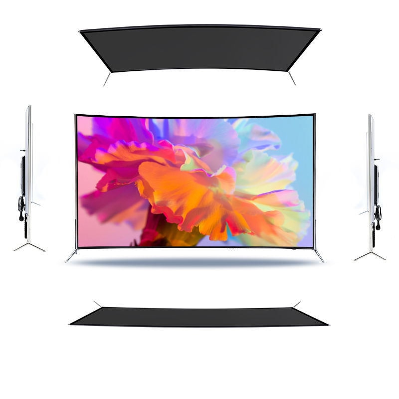 Free mailFree shipping50 55 65 Inch Curved Smart lcd TV 4K Big Screen Ultra HD LED TV Smart Television TV