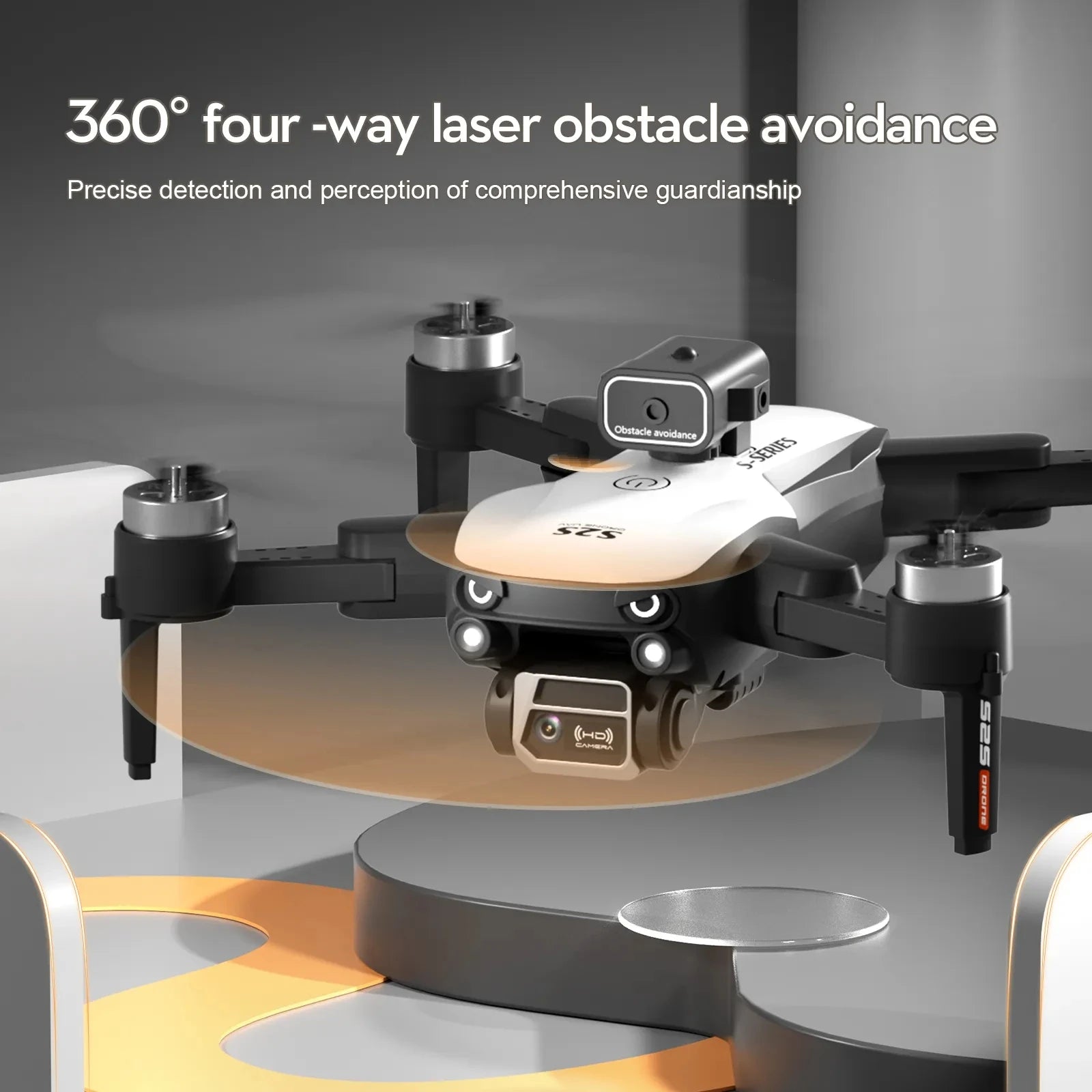 NEW S2S Mini Drone 4k Profesional 8K HD Camera Obstacle Avoidance Aerial Photography Brushless Motor Foldable Quadcopter Kid Toy