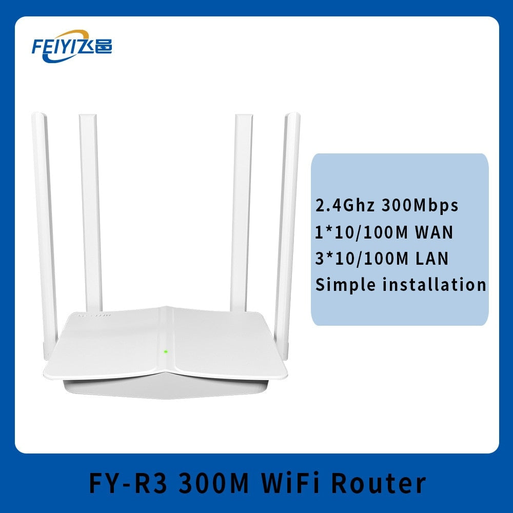 FEIYI AC2100 Wifi Router Dual Band Gigabit 2.4G 5.0GHz 2034Mbps Wireless Router Wifi Repeater and 6 High Gain Antennas