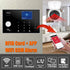 Wifi GSM Alarm System 433MHz Home Burglar Security Alarm Wireless Wired Detector RFID Touch Keyboard Temperature Humidity Alexa