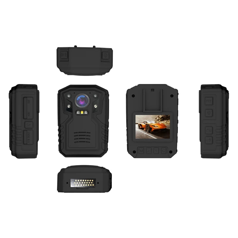 KJ03-A 4G Mini Body Worn Camera HD 2K Security Pocket Chest Camera Night Vision Motion Detection PIR Video Wearable Recorder