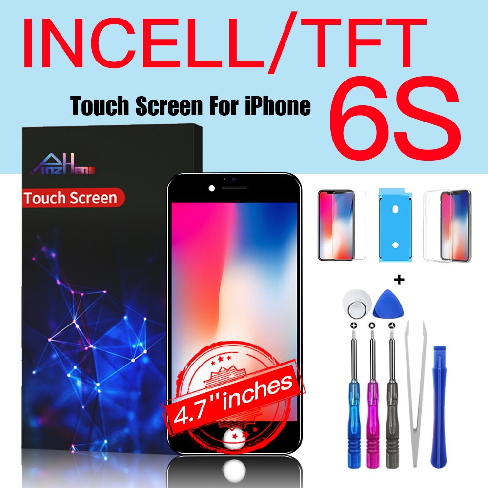 PINZHNEG Original High Quality INCELL LCD OEM For iPhone 6 Display 6S 7 8 PLUS SE 2020 Replacement Screen 10 Years Warranty