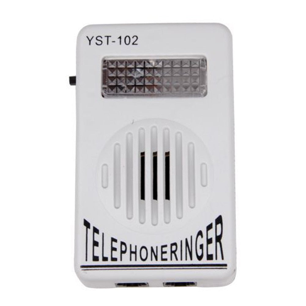 Extra-Loud Telephone Ringer Phone Ring Amplifier Ringing Help Strobe Light Bell Sound Landline Ringer Sound Ringtones