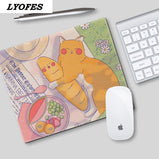 Laptop Mouse Mat for Office Home PC Computer Keyboard Cute Mouse Pad Kawaii Desk Pad Deskpad Gaming Desk Mats Gamer 22x18cm