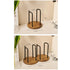 Disposable Cup Storage Holder Rack Shelf Water Tea Cups Wood Dispenser with Longer Stick Mug Display Stand Organizer Supplies