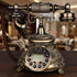 Retro Fixed Telephones Old Vintage Wired Home Landline Phones Push Button And Rotary Dial Classic European Style