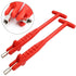 Car Tire Valve Stem Puller Tube Metal Tire Repair Tools Red Plastic Metal Car Puller Wheel Tire Remover Installer Changer Tool