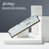 Kingston DDR5 5200MHz 5600MHz 6000MHz White 16GB 32GB 64GB Desktop Memory XMP3.0 Intel Z790 B650 X670 Gaming Motherboard Ram New