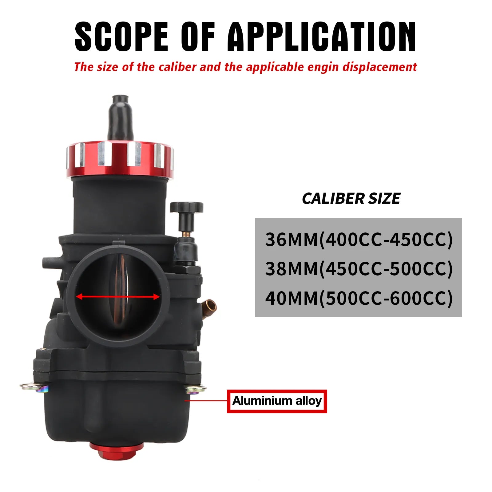 NIBBI 2T 4T Carburetor PWK24/26/28/30/32/34/36/38/40mm Motorcycle Carb with Carb Jets for YAMAHA KAWASAKI SUZUKI Dirt Bike