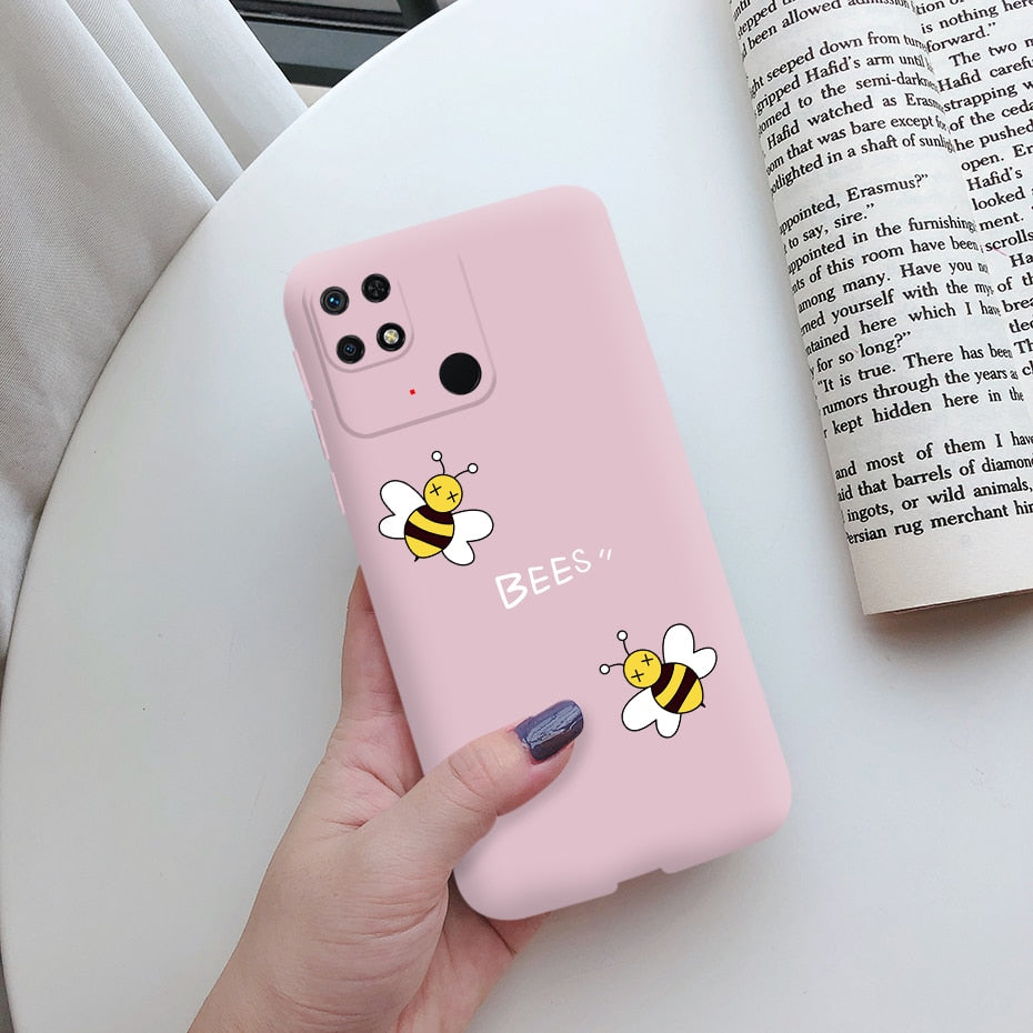 For Redmi 10C Case Redmi 10C Cover Cute Cartoons Painted Soft Silicone Phone Case For Xiaomi Redmi 10C Redmi10C 10 C Case Funda