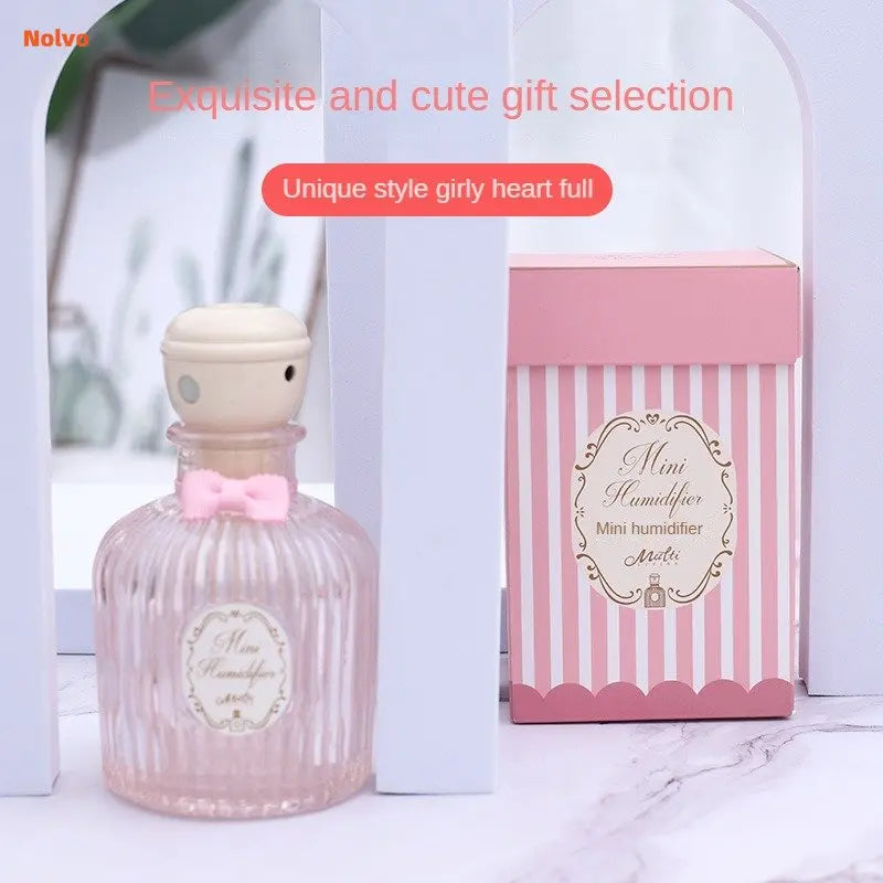 210ML Portable Ultrasonic Air Humidifier Fine Mist Spray Bottle Essential Oil Aroma Diffuser Machine Electric Mist Maker Fogger