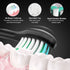 Sonic Electric Toothbrush Smart Adult Ultrasonic Tooth Brush Rechargeable Teeth Whitening  8 Toothbrushes heads Sarmocare S100