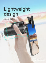 YONGNUO W10 10X Mobile Phone Telescope Outdoor Shooting HD Phone Lens External Camera For Smartphones iPhone Xiaomi Huawei