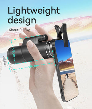 YONGNUO W10 10X Mobile Phone Telescope Outdoor Shooting HD Phone Lens External Camera For Smartphones iPhone Xiaomi Huawei
