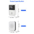Tuya Wireless Doorbell Home Welcome Doorbell Smart Outdoor Doorbell Camera Night Vision HD Video Door Bell Voice Change