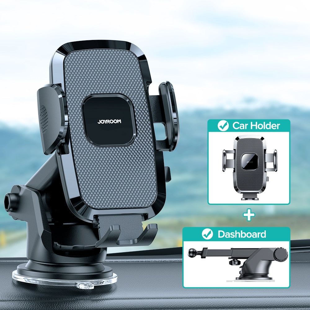 Joyroom Car Phone Holder Mount Flexible Long Arm Anti-Shake Phone Holder Mount in Car Dashboard Air Outlet Car Holder For Phone