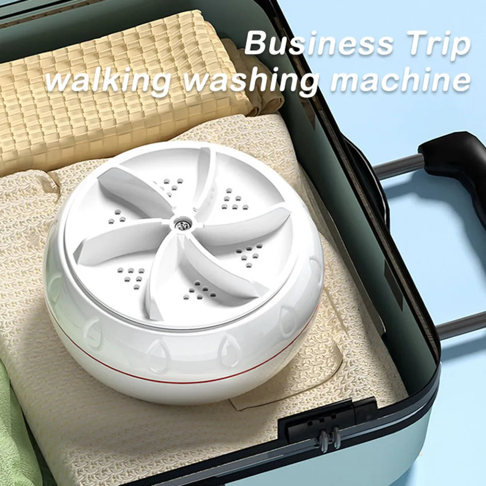 60W Washing Machines Portable Business Travel Mini Washing Machine Suitable for Socks Underwear Laundry Appliances Household