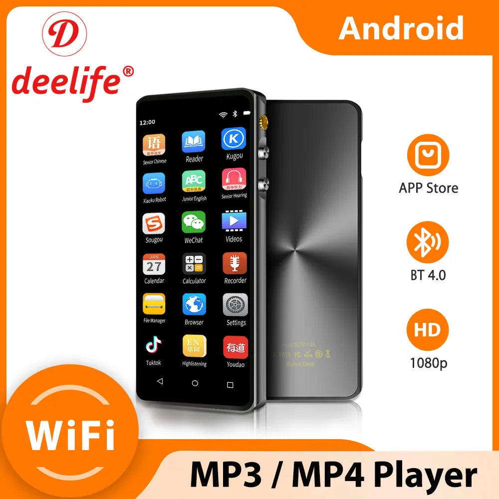 Deelife WIFI MP4 Player Touch with Bluetooth Android MP3 Music Play MP 4