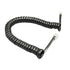 RJ9 Coiled Telephone Wire 6FT Curved Telephone Landline Phone Handset Handle Line Cable 4P4C 6Ft/1.85m