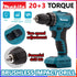 Makita 18V 1000Nm Brushless Rechargeable 10mm Impact Driver Electric Drill Electric Tool Impact Screwdriver Electric Drill