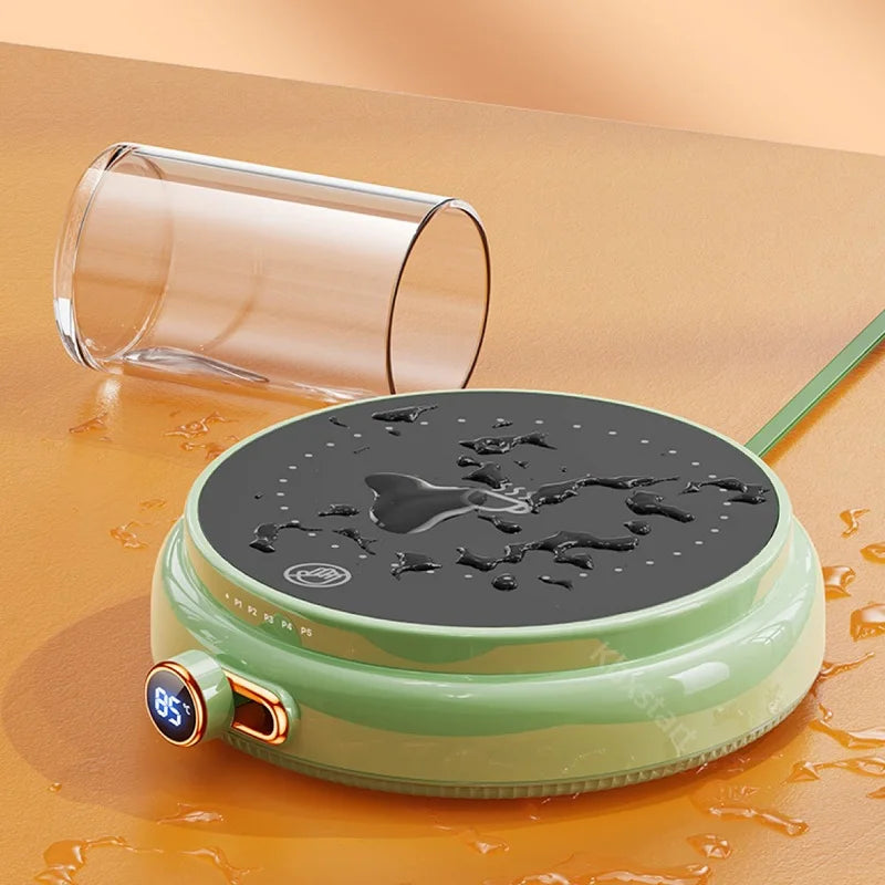 100°C Cup Heater Mug Warmer Hot Tea Makers Electric Hot Plate Warmer Coaster Portable 15 Gear Heating Pad For Coffee Milk Tea