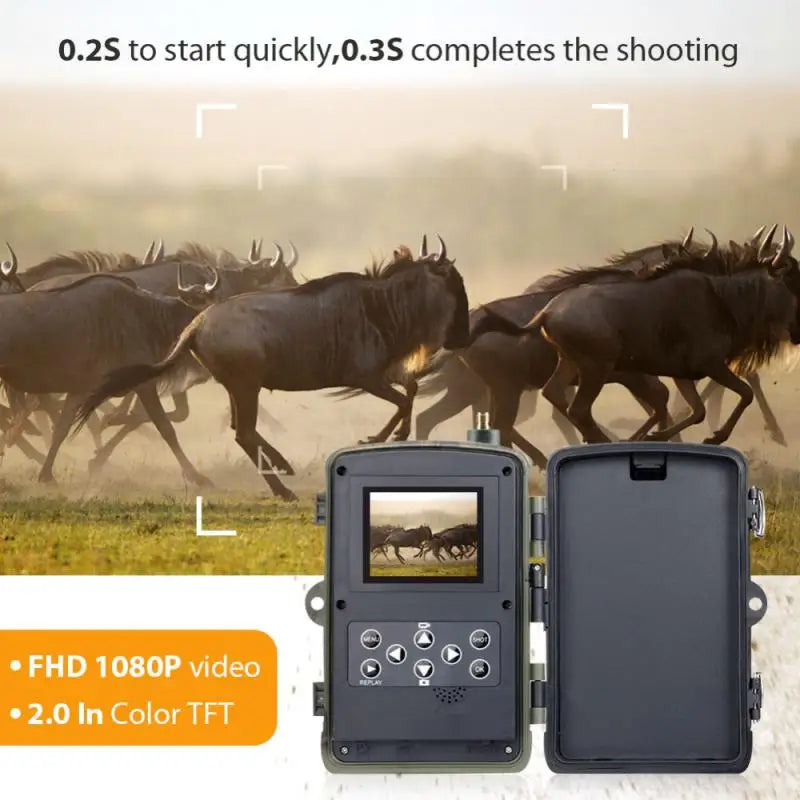 16MP HC801M Trail Camera Outdoor Wildlife Hunting IR Filter Night View Motion Detection Camera Scouting Cameras Photo TrapsTrack