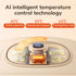 JISULIFE Menstrual Heating Pad Abdominal Massager Smart Warm Palace Belt Relief Waist Pain Cramps Electric Waist Belt Device