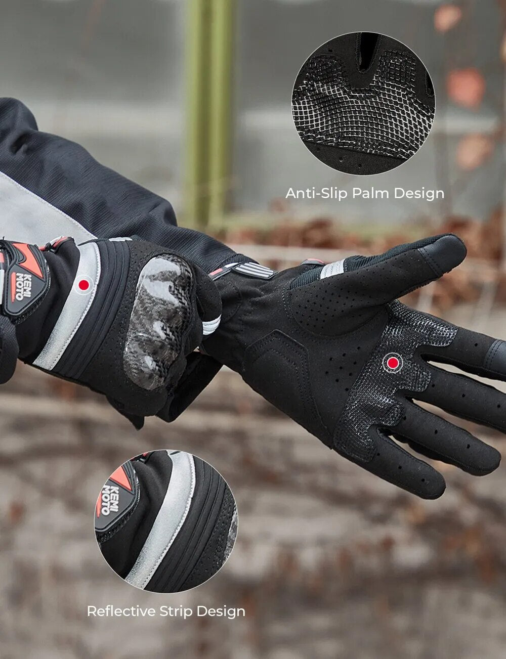 CE Motorcycle Gloves Carbon Fiber Protective Gear Summer Breathable Racing Gloves Leather Touch Screen Luvas Motocross