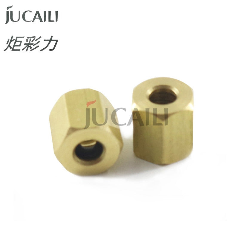 Jucaili 10pcs Transparent DX5 big ink damper for EPSON DX5 XP600 4720 I3200 Mutoh Galaxy Xuli printer ink dumper filter with nut